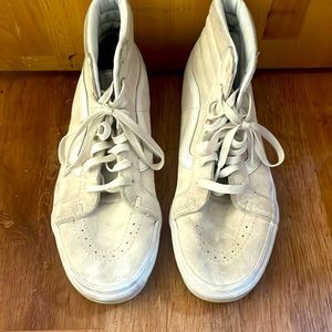 High top suede vans!